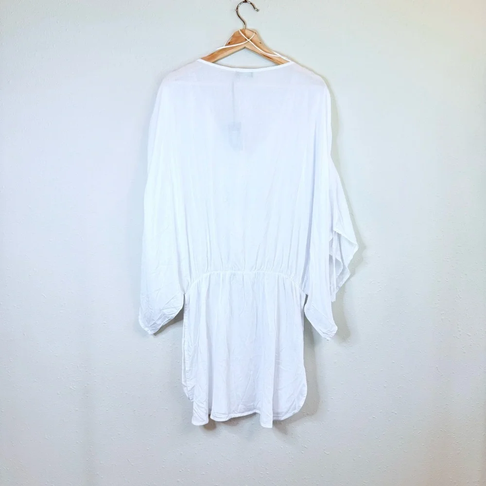 Kurt Geiger London Eye White Women’s Tunic Cove Up Size Medium NWT